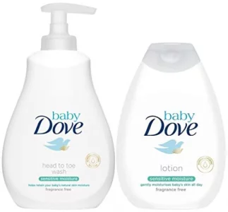 Baby Dove Sensitive Moisture Bundle: Tip To Toe Wash And Lotion, 13 Ounce Each
