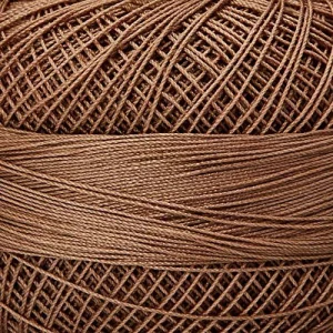 Lizbeth Size 80 Hh80 Cotton Thread 184 Yds 10 Grams, Mocha Brown Medium