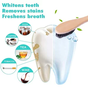 Activated Charcoal Teeth Whitening Powder - 50g Natural Coconut Charcoal, Effective Teeth Stain Remover and Toothpaste Alternative - Safe for Gums Or