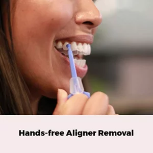 Pul Clear Aligner Removal Tool Compatible With Invisalign Removable Braces & Trays, Retainers, Dentures And Aligners - Hygienic Oral Care Accessory,