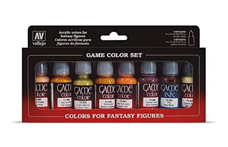 Vallejo Skin Tones Paint Set (8 Color) Paint Online Shopping for
