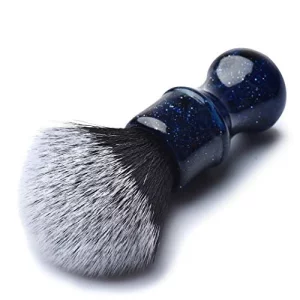 Je&Co Luxury Synthetic Shaving Brush With Aesthetic Resin Handle, 24Mm Extra Dense Knot