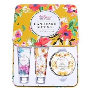 Hand Cream Gift Set - Lotion Sets For Women Gift, Hand Care Set With Shea Butter, Travel Size Hand Lotion Set For Women,Includes 2 Hand Cream & Exfol