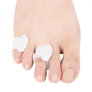 Hoogoo Toe Spacers for Feet Women& Man, Bunion Corrector Pinky Toe Separators, Silicone Small Toe Protector Spreader, Toe Correct Toe Separators for