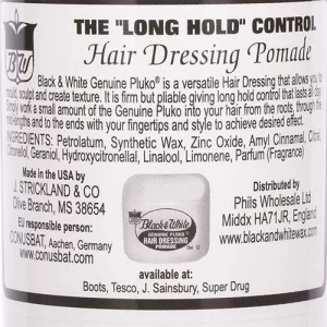 Black & White Genuine Pluko Hair Dressing Pomade Ultra White Blend 200Ml
