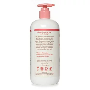 Little Twig 2-In-1 Baby Wash, Hypoallergenic Body Wash With Organic Ingredients, Baby Bath Essentials, Berry Pomegranate, 17 Fl. Oz.