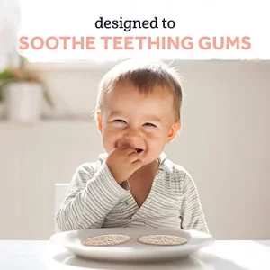 Gerber Snacks For Baby Teethers, Gentle Teething Wafers, Strawberry Apple Spinach, 1.7 Ounce, 12 Count Box (Pack Of 6)