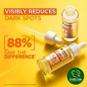 Garnier Skin Naturals Glow And Anti-Dark Spots Brightening Serum, 30Ml