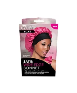 Firstline Firstline Evolve Fuchsia Satin Wide Edge Bonnet, Pink