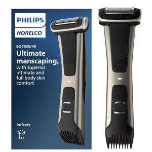 Philips Norelco Bodygroom Series 7000 Showerproof Body & Manscaping Trimmer & Shaver Bg7030/49