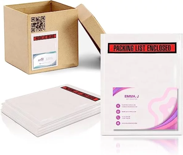Abc Packing List Enclosed Envelopes 4.5 X 5.5 Inch. 100 Pack Clear 2 ...