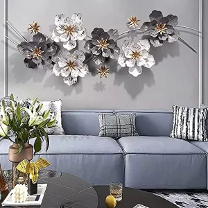 Gracious World Elegant Metal Wall Art Iron Wall Hanging Home Decoration Modern & Stylish Wall Decor Piece Perfect For Living Room/Hotel/Restaurant/Be