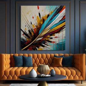 PAPER PLANE DESIGN Abstract Canvas Wall Art Large Size for Living Room Bedroom Modern Paintings Picture Artwork Office Decor Wall Decoration (18 x 18
