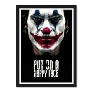 Good Hope Joker Popart Framed Poster (10 Inch X 13 Inch, Multicolor)