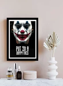 Good Hope Joker Popart Framed Poster (10 Inch X 13 Inch, Multicolor)