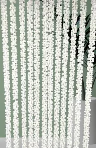 Well Art Gallery Decorative Artificial Mogra Jasmine Flower Garlands String (Set Of 6, White, 152.4 Cm) For Home Decoration Pooja Room Wall Hanging T