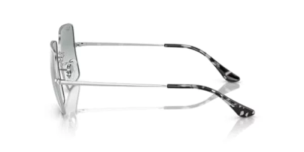 Ray-Ban Womens RB1971 Square Evolve Polarized Sunglasses, SilverPhotochromic Azure Gradient Blue, 54 mm 1