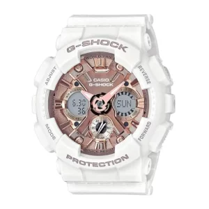 Casio Womens GMS-S120MF-7A2CR G Shock Analog-Digital Display Quartz White Watch
