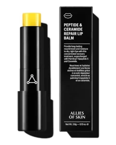 Allies of Skin Peptide Ceramide Repair Lip Balm with Palmitoyl Tripeptide-5 Ceramide NP Sea Buckthorn Oil Avocado Oil Sunflower Seed Oil Shea Butter