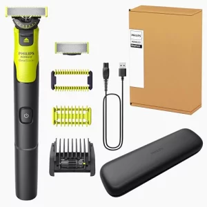 Philips Norelco OneBlade 360 with Connectivity Hybrid Face Body Electric Beard Trimmer Shaver Body Groomer with 360 Blade Tech 1x360 Blade 5-in-1 C
