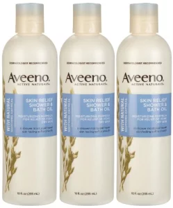 Aveeno Skin Relief Shower & Bath Oil - 10 oz - 3 pk