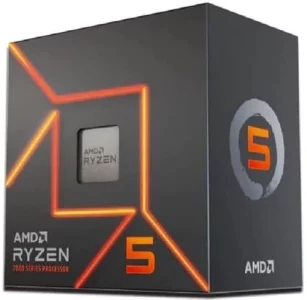 AMD Ryzen 5 7600 6-Core 12-Thread Unlocked Desktop Processor