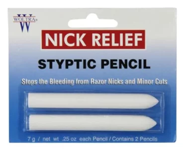 Nick Relief Styptic Pencil Twin Pack