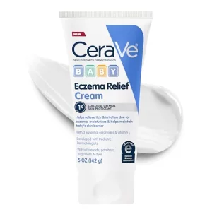 CeraVe Baby Eczema Relief Cream 1 Colloidal Oatmeal Cream With Vitamin E Ceramides Soothes Calms Itchy Skin Developed With Pediatric Dermatologist