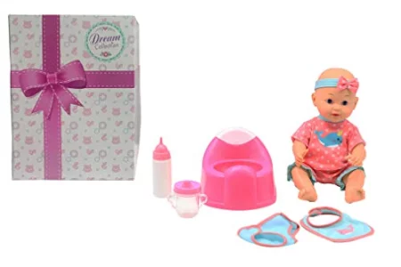 Gigo Gi-Go 14' Drink And Wet Baby Doll With Training Potty, Toy