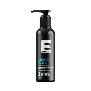 Elegance Liquid Hair Wax - 405 Oz Hybrid Formula Medium Control and Shine Easy to Use