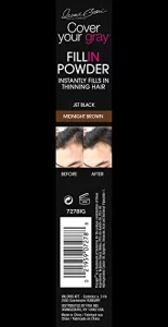 Cover Your Gray Fill In Powder Pro For Men - Midnight Brown/Jet Black