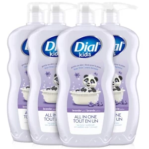 Dial Kids 2-In-1 Body+Hair Wash, Melon, 24 Fl Oz (Pack Of 4)