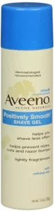 Aveeno Positively Smooth Shave Gel 7 oz Pack of 2