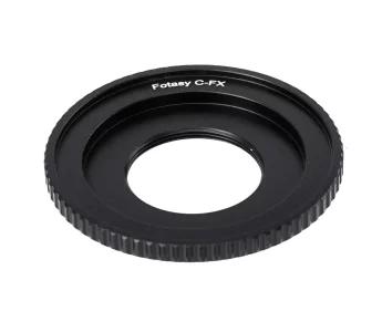 Fotasy 16Mm C Mount Lens To Fuji X Adapter, Cine Movie Lens To Fujifilm X Mount Adapter, Compatible With Fujifilm X-Mount Cameras X-Pro2 X-E2 X-E3 X-