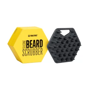 Tooletries - Beard Scrubber - Silicone Beard Brush & Beard Exfoliator For Men - Deep Cleans & Unclogs Pores - Soft-Touch Bath & Shower Accessories, B