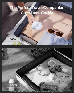 3-in-1-Wireless-Charger-for-Magsafe-for iPhone 16, Apple Watch S10, AirPods 4, Foldable-Travel-Charging-Station with Evolved Pro Magnetic Pad, Portab