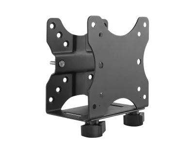 Monoprice Computer Case Cpu Holder - Thin Client Mini Pc Multi-Mount, Works With Mini Pcs Up To 2.9 Inches Wide, Supports Up To 11 Pounds - Workstrea