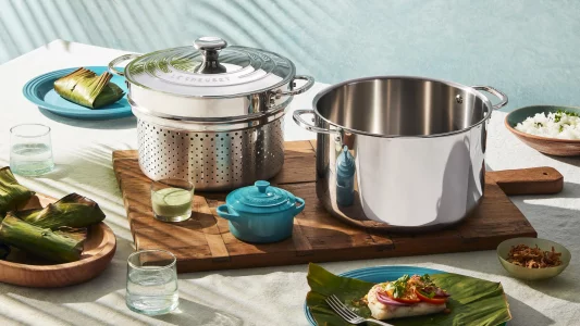 Le Creuset Stoneware Mini Round Cocotte, 8 Oz., Caribbean