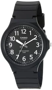 Casio MW240 Series | Watches for Men | Analog Quartz Watch | 50M WR | Large Resin Case | Resin Glass | Resin Band | Large Arabic Numerals | Analog Wa