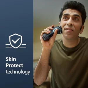 Philips Norelco Shaver 3600 Rechargeable Wet Dry Electric Shaver With Pop-Up Trimmer And Storage Pouch S324391