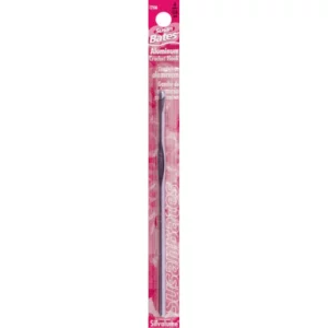 Susan Bates 5-1/2-Inch Silvalume Aluminum Crochet Hook, 4Mm, Lavender