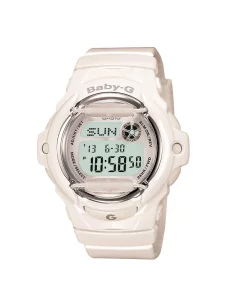 Casio Womens Baby G Quartz Watch with Resin Strap, White, 23.4 Model BG-169R-7AM