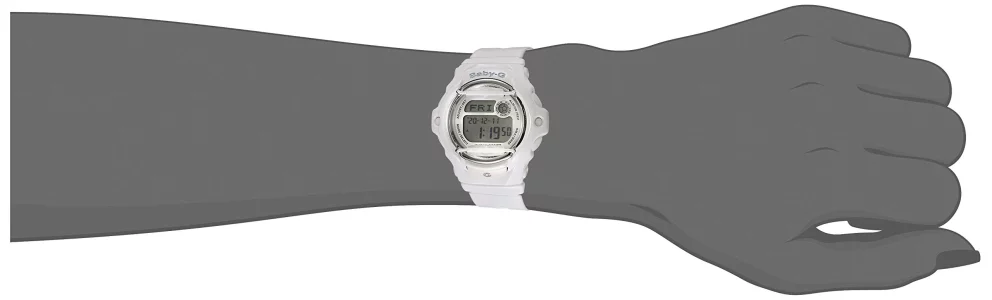 Casio Womens Baby G Quartz Watch with Resin Strap, White, 23.4 Model BG-169R-7AM