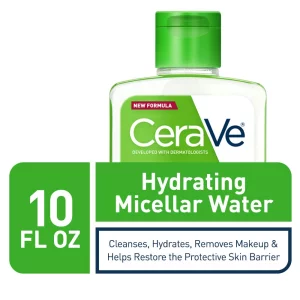 Cerave Micellar Water | New & Improved Formula | Hydrating Facial Cleanser & Eye Makeup Remover | Fragrance Free & Non-Irritating | 10 Fl. Oz