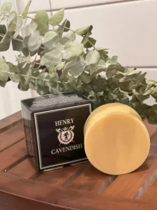Henry Cavendish Himalaya Shaving Soap with Shea Butter & Coconut Oil. Long Lasting 3.8 oz Puck Refill. Mens Shave Soap. All Natural. Rich Lather, Smo