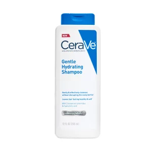 CeraVe Gentle Hydrating Shampoo, With Ceramides, Niacinamide Hyaluronic Acid For Soft, Healthy Looking Hair Scalp, Sulfate Free Color Safe Shampoo, F