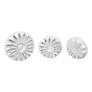 Pme Plunger Cutters, Veined Sunflower Daisy And Gerbera, 3-Pack