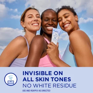 Coppertone Every Tone Invisible Finish Sunscreen Face Lotion Spf 55, Lightweight, Rubs On Clear Sunscreen For All Skin Tones, Formulated With Nourish