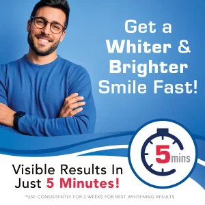 Plus White Speed Whitening Gel - Works In 5 Minutes - Professional Teeth Whitening W/Dentist Approved Ingredient (2 Oz)