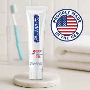 Plus White Speed Whitening Gel - Works In 5 Minutes - Professional Teeth Whitening W/Dentist Approved Ingredient (2 Oz, Pack Of 2)